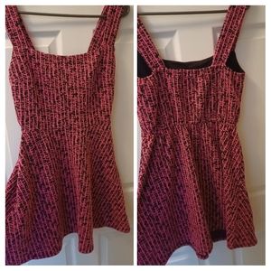 Hot pink/Black dress